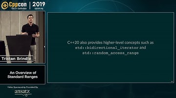 An Overview of Standard Ranges - Tristan Brindle - CppCon 2019