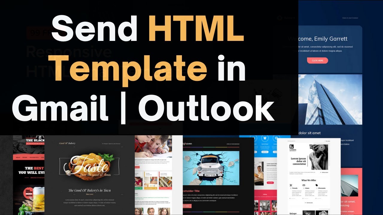 code html ส่ง email  2022 New  How to Send HTML Email Template in Gmail Free | Gmail HTML Template Sending Problem