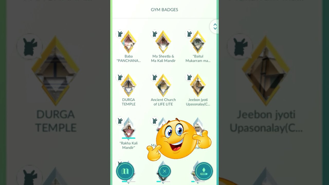 POKEMON GO GYM BADGES 6 GOLD AND ALL KOLKATA BADGED 🤣🤣.