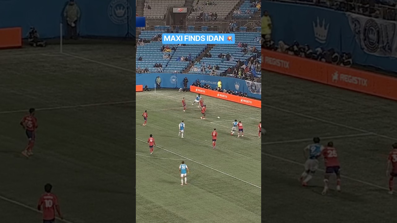 this connection 👏 #charlottefc #mls #soccer #allansaintmaximin #saintmaximin #idantoklomati