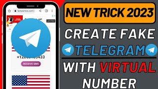 How to Create Telegram Account Without Phone Number in 2023 | Create Virtual Telegram Account