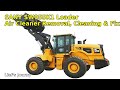 How to Remove, Clean, and Reinstall the Air Cleaner on a SANY SW955K1 Loader
