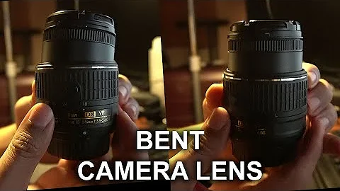 How to Fix Bent Jammed Camera Lens