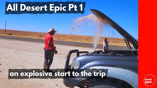 All Desert Epic Pt1-Kgalagadi & Namibia: Ghost Towns, Trouble, Wild Horses. Explosive Start to Trip
