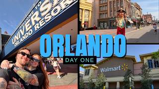 ORLANDO FLORIDA VLOG WE SPENT HOW MUCH IN WALMART UNIVERSAL STUDIOS MILLER S DAY ONE