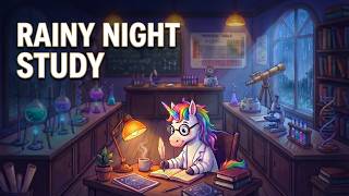 Professor Stardust's Rainy Night ☔ Cozy Lofi Ambience for Work