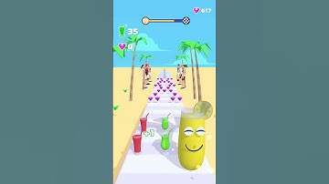Satisfying ASMR Juice Run Game | Relaxing Gameplay 🎮🍹 #Shorts