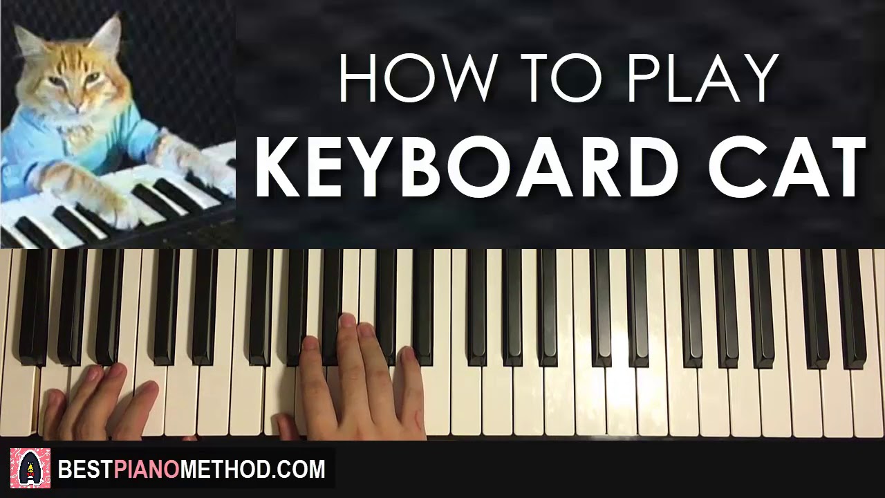 HOW TO PLAY - KEYBOARD CAT (Piano Tutorial Lesson) - YouTube