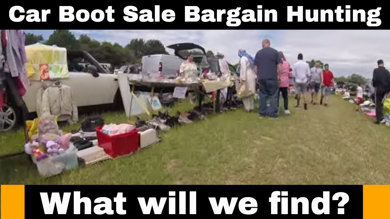 Car Boot Sale Bargain Hunting - GoPro Footage - What will we find?