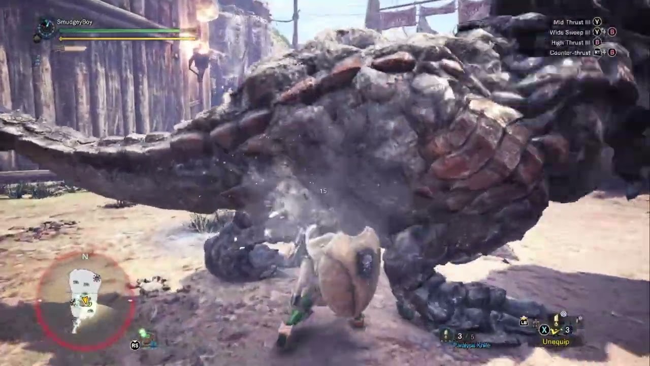 Monster Hunter World Solo Arena Quest 05 Freestyle Speedrun World Record !