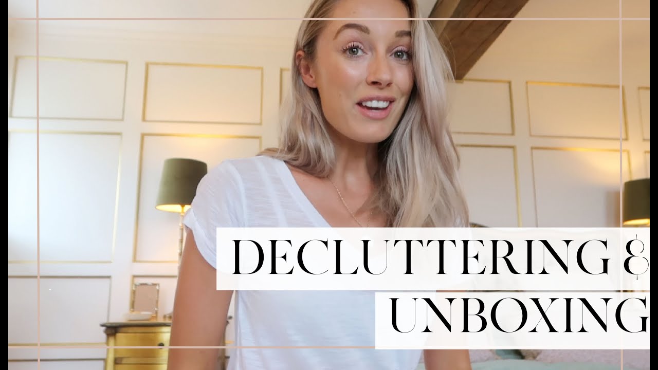DRESSING ROOM DECLUTTER & New Home Unboxings // Fashion Mumblr