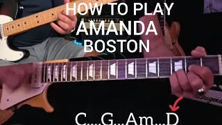 HOW TO PLAY/AMANDA/BOSTON