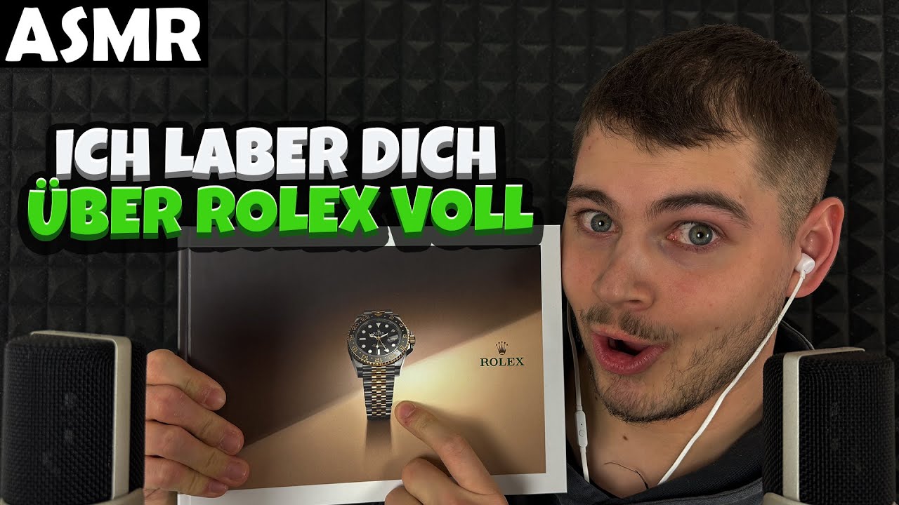 АСМР - Я ГОВОРЮ С ВАМИ О ROLEX (НЕМЕЦКИЙ) | АСМР Тони