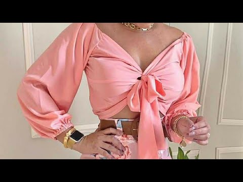 Cómo hacer una Blusa con Drapeado y Lazo frente 🧡 YouTube
