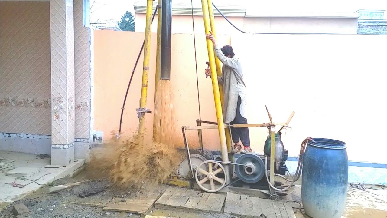 bore well technology village water bore drilling/how to drill/bore well