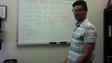 math220 - solving with LU factorization