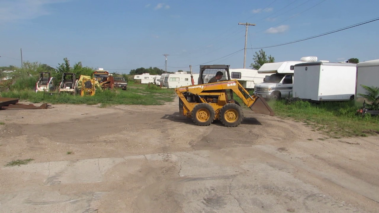 Mustang 345 Skid steer YouTube