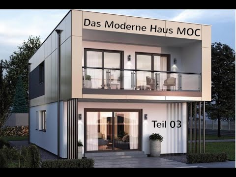 Das Moderne Haus (Klemmbausteine) MOC Teil 03
