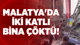 Malatyada Bina Çöktü Kurtarma Ekipleri Enkaz Altında Kalan Yaralılar... Krt Haber