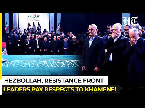 On Cam: Hezbollah, Resistance Front Leaders Pay Respects To Iran's Ali Khamenei | Houthis,Hamas