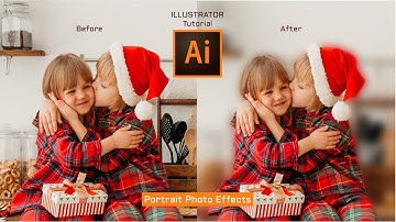 How To Blur Backgrounds Of Photos In Illustrator  | Adobe Illustrator Tutorial