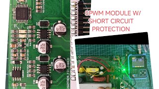 SPWM MODULE W/ SHORT CIRCUIT PROTECTION GERBER FILE AT THE DESCRIPTION 👌👌👌👌