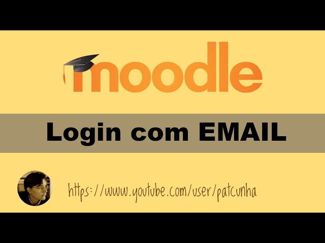 Fazer login no Moodle com o email