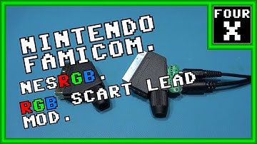 Nintendo Famicom - NESRGB - RGB SCART Lead Mod