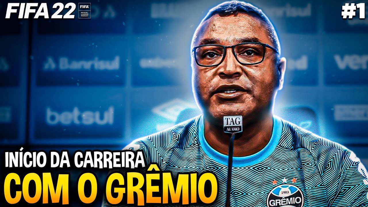 INÍCIO COM GRÊMIO - MODO CARREIRA no FIFA 22 - COM PATCH FIFA MANIA 22!