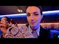 ASMR Luxury International Flight Attendant Experience Overnight Flight ASMR Luxury International Flight Attendant Experience Overnight Flight