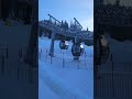 10-MGD Planaibahn 2: Einfahrt Mittelstation im Winter