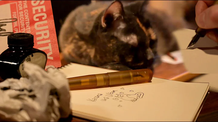 Unboxing a cool new fountain pen hand made from Ul...