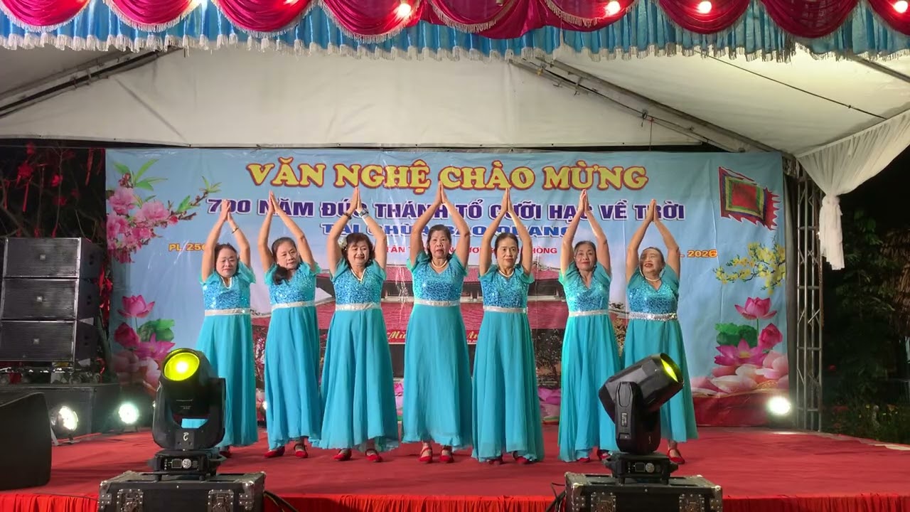 Clb ds múa lạy phật quan âm  chùa giàu 