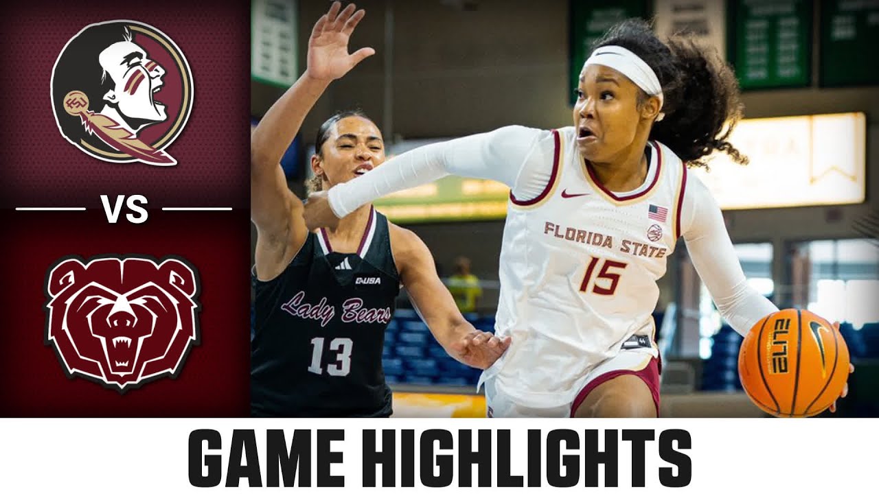 Florida State vs. Missouri State Game Highlights | 2025-26 ACC Women's Basketball