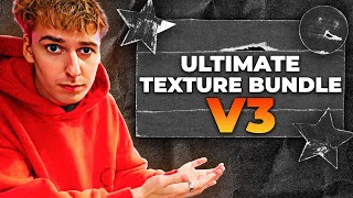 Ultimate Texture Bundle V3 (Collage Pack, Paper Effects & Transitions, Printer Paper Overlays)