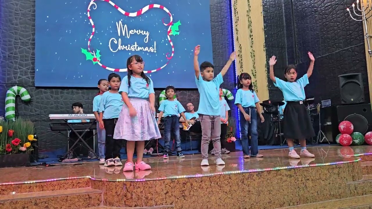 GLORIA IN EXCELSIS DEO - Tarian anak sekolah minggu - GBI Cilamaya dan CIBA | Natal Sekolah minggu.