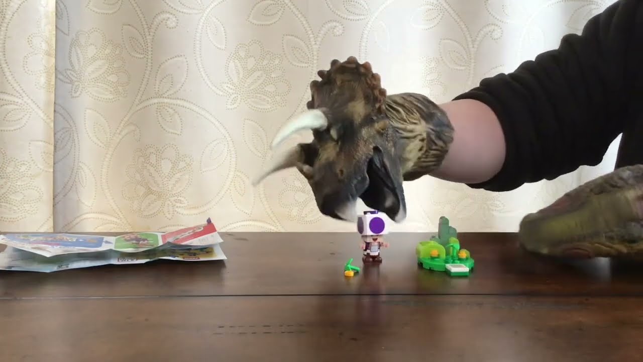 Episode 5: Dinos Review Toys: Lego Super Mario 1 Character Mystery Box Purple Toad (Christmas 2022)
