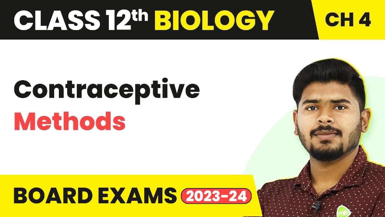 Contraceptive Methods (Natural Method) - Reproductive Health | Class 12 Biology (2022-23)