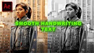 SMOOTH HANDWRITING TEXT ANIMATION | After Effects Tutorial