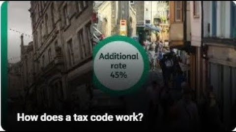 How does a tax code work?