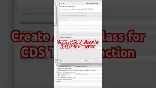 Create AMDP Class for CDS Table Function#shorts #saphana #sapabap #sapbtp #sap