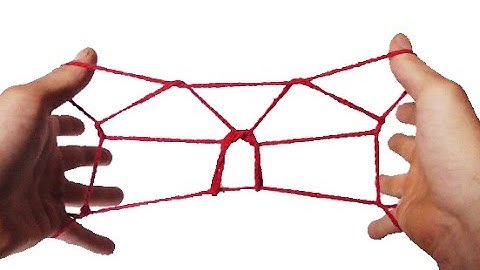 String Tricks! How To Do The Seagull String Figure Step By Step