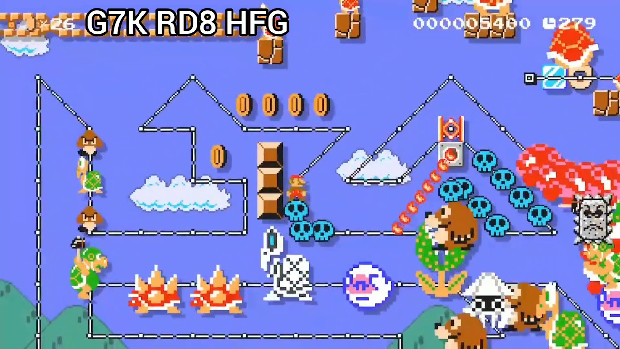 My 5 SMM2 Automatic Levels