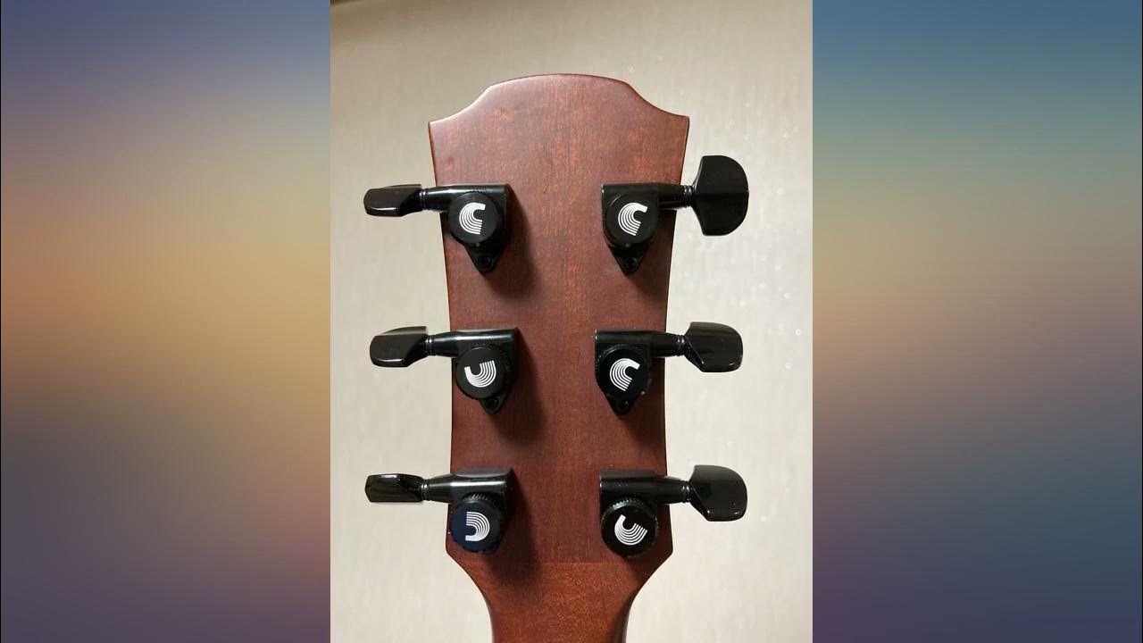 D'Addario AutoTrim Tuning Machines, 3 + 3 Setup, Black review YouTube