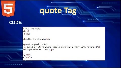 Quote tag in HTML - web design internships - kaashiv infotech true review #kaashivinfotech #kaashiv