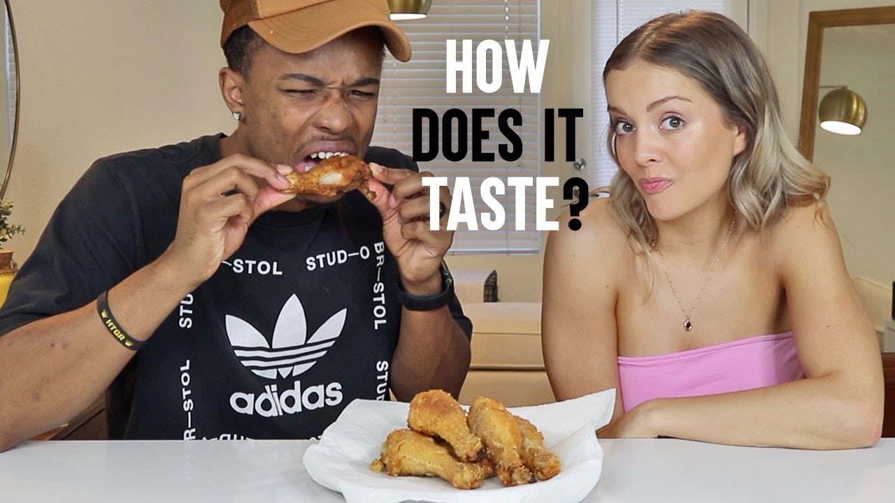 My Husband Tries & Ranks My FRIED CHICKEN!!