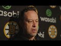 Sturm speaks with the media after practice in SEA