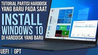 25#  Cara Membagi Partisi Hardisk 500 GB Saat Instal Ulang Windows 10 64Bit
