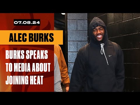 Alec Burks Offseason Media Availability: Burks Joins Miami | July 8, 2024