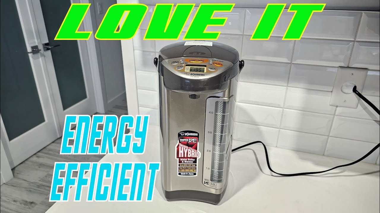Zojirushi VE Hybrid Water Boiler & Warmer ENERGY EFFICIENT YouTube